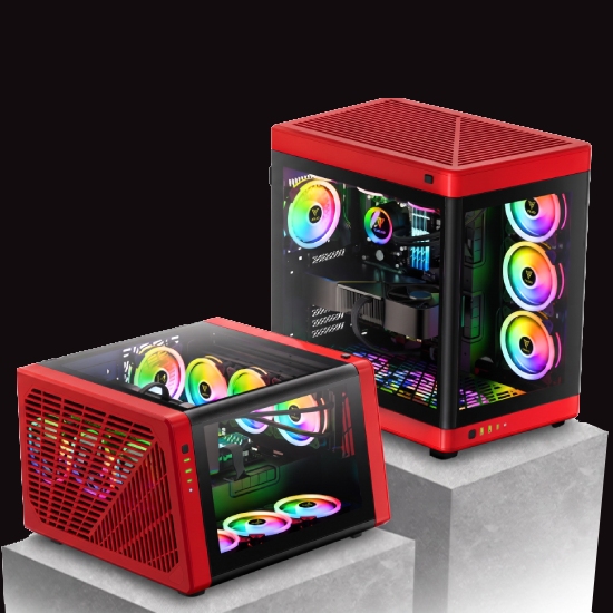 Gabinete Gamdias Neso P1 BR Full Tower com câmara dupla e vidro temperado