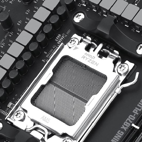 Design de energia VRM 16+2+1 estágios de potência a 80A da Asus TUF X870-Plus