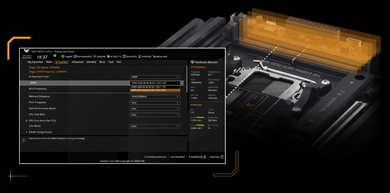 Interface do ASUS DriverHub com detecção automática de drivers para a placa-mãe TUF X870-Plus