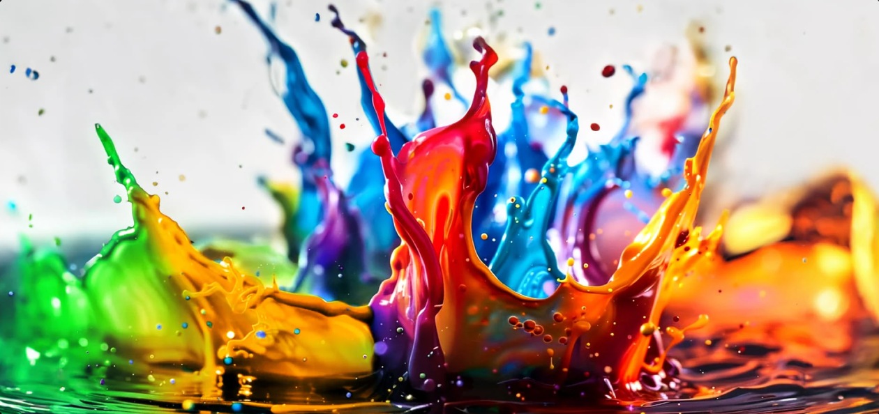 Demonstração das Cores Dinâmicas QNED da LG mostrando ampla gama de cores vibrantes e precisão de reprodução cromática no painel QNED 4K
