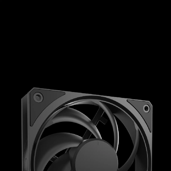 Ventilador de lâmina anel Mobius 120 pré-instalado