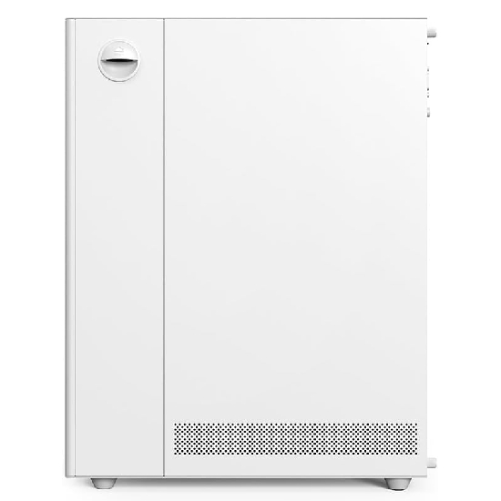 Painel lateral direito sólido branco com puxador toolless