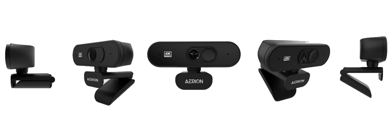 Visão de todos os ângulos e posições da Webcam Aerion Visus 400