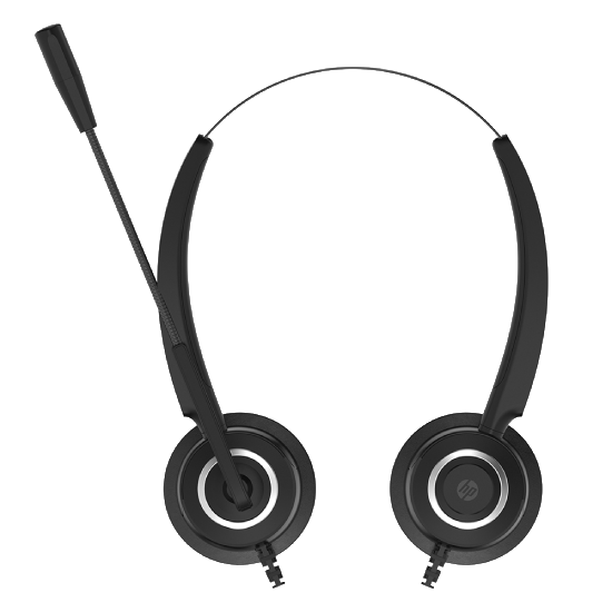 Conexão USB do Headset HP DHE-8000 pronta para uso