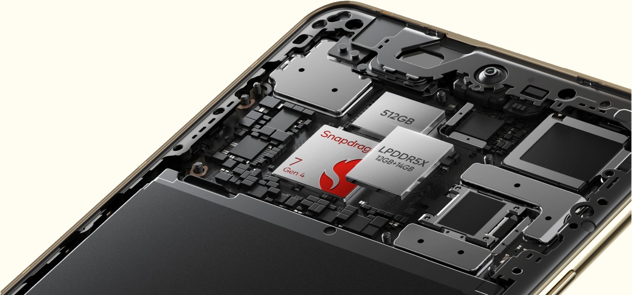 Snapdragon 7 Gen 4 com memória Rocket LPDDR5X para máxima performance
