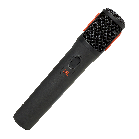 Microfone sem fio JBL com corpo fosco ergonômico e grelha reforçada