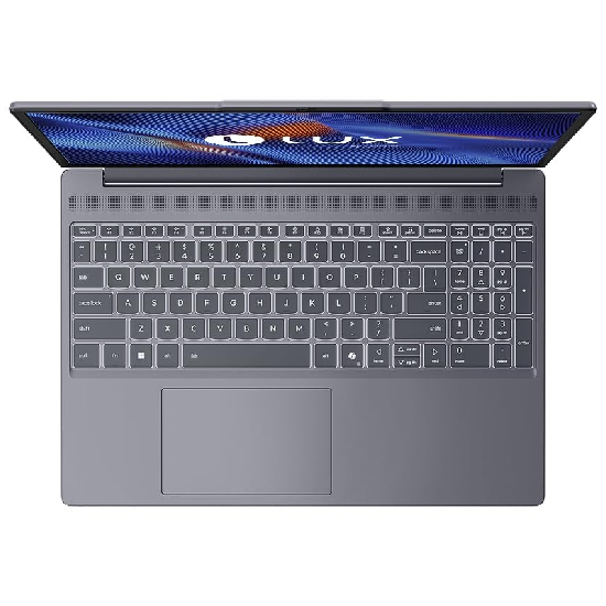 Notebook Lenovo IdeaPad Slim 3 visão frontal tela 15.3 polegadas bordas estreitas