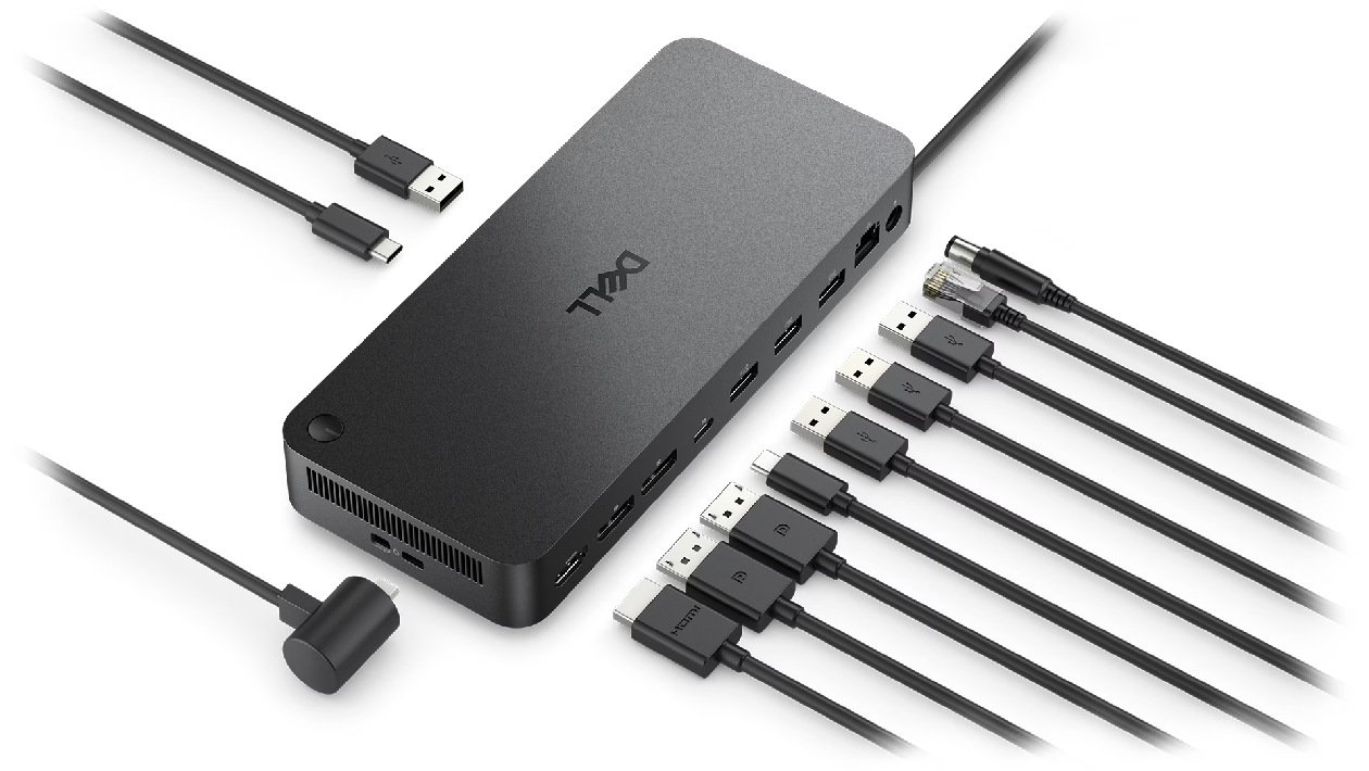 Dock Station Dell CSG WD25 múltiplos monitores portas USB produtividade