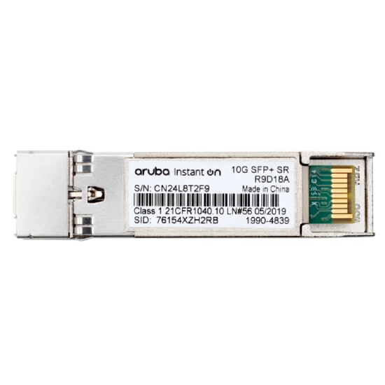 Detalhe do Transceiver HPE Aruba R9D18A