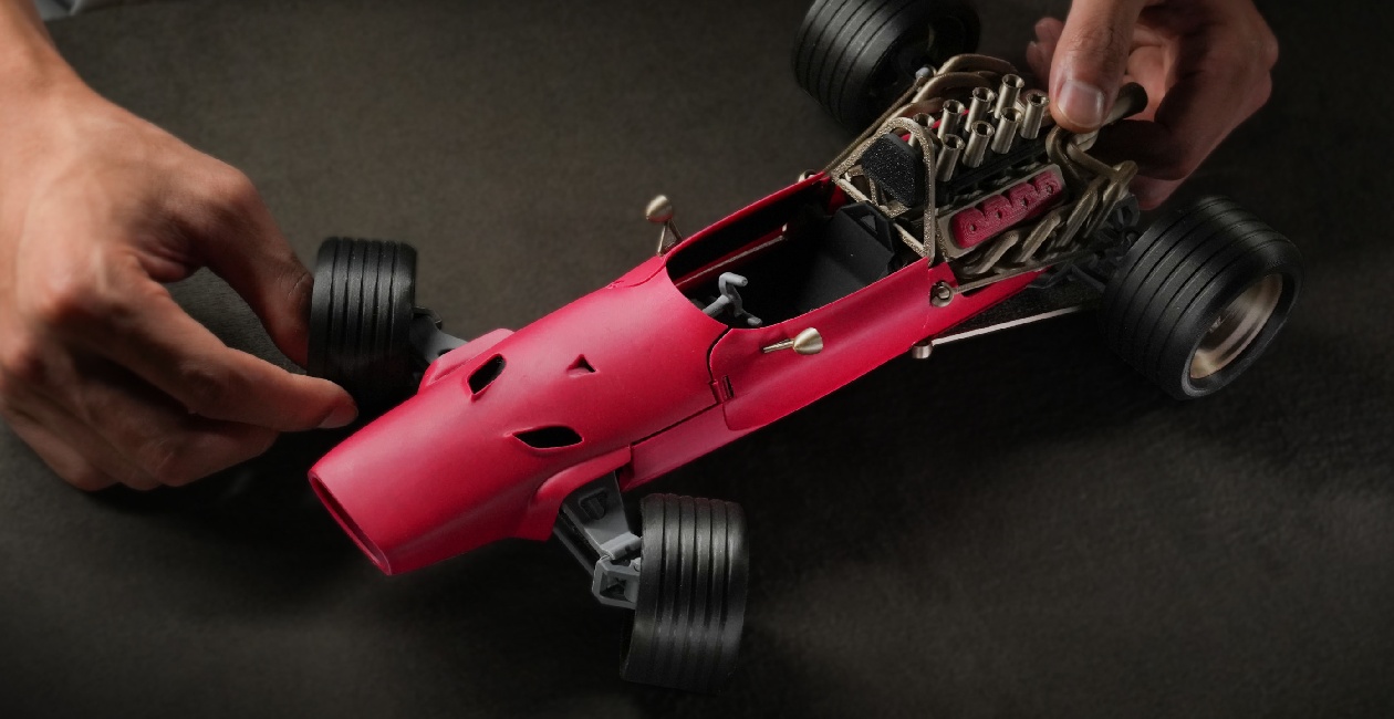 Bambu Lab P2S impressão 3D carro de corrida SVF1