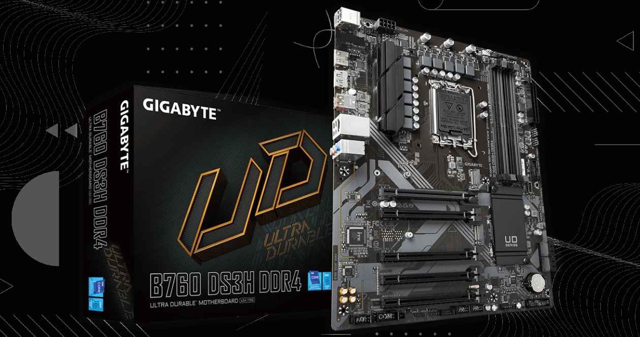 Banner de apresentação da Placa Mãe Gigabyte B760 DS3H DDR4