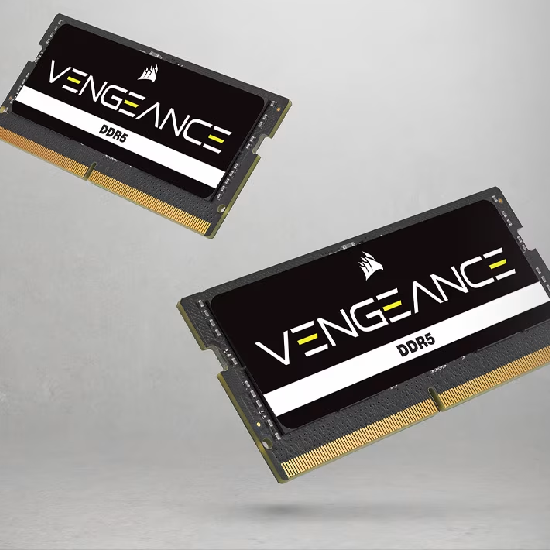 Gráfico de desempenho demonstrando a velocidade máxima da memória Corsair DDR5