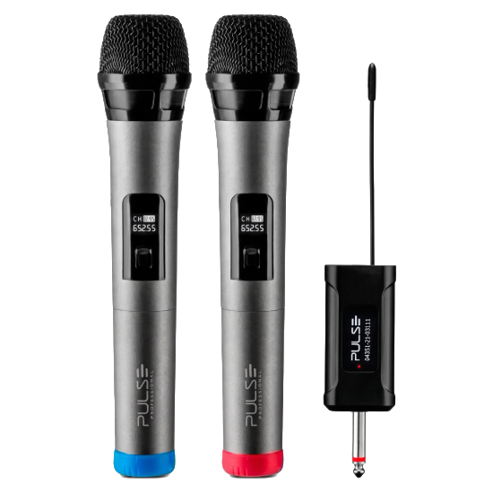 Visão geral do conjunto completo do microfone sem fio Pulse Pro SP801