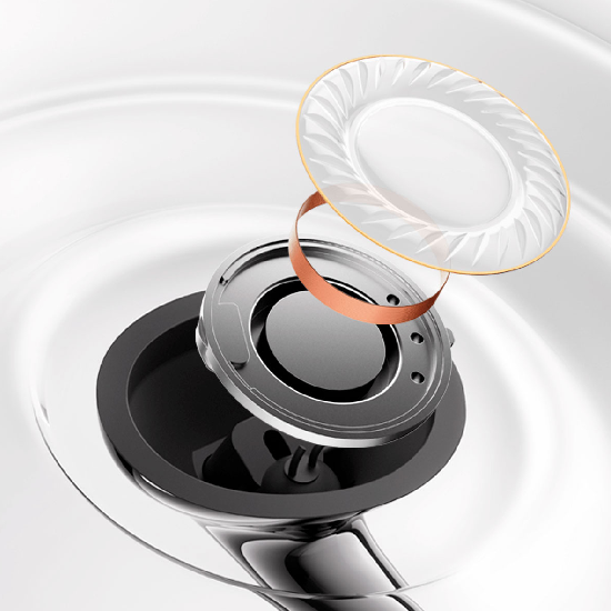 Qualidade de graves do fone Edifier P230 com driver de 12.4mm