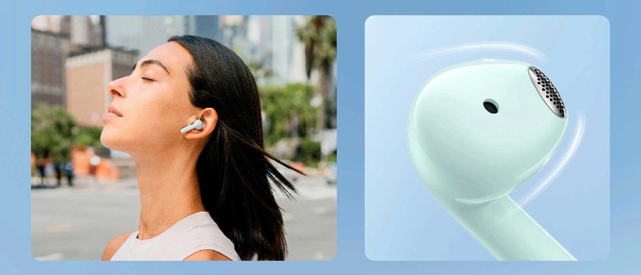 Design ergonômico e leve do fone Edifier X2 Plus
