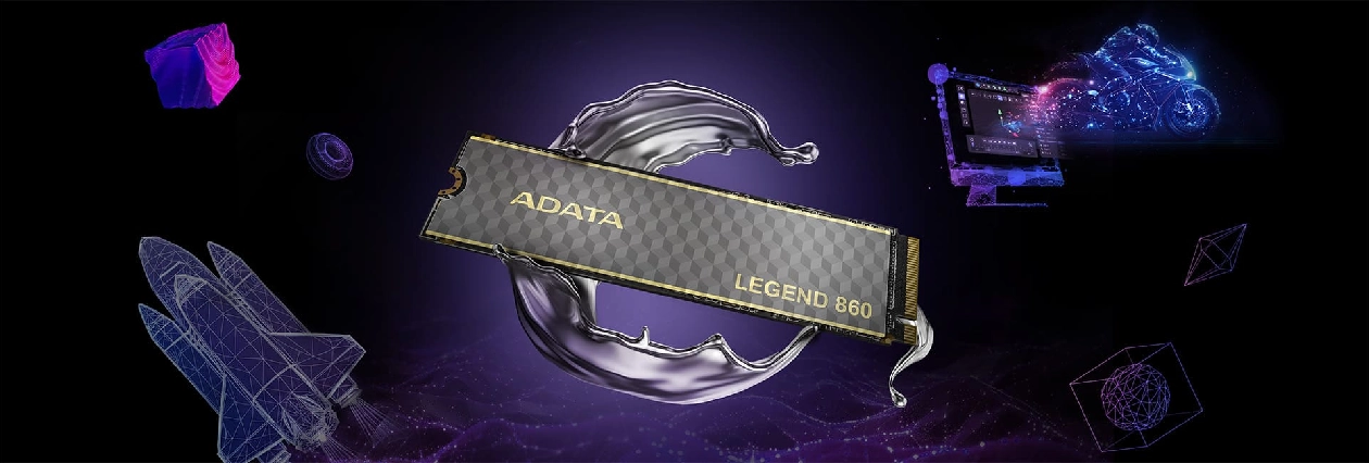 Banner de apresentação do SSD Adata Legend 860