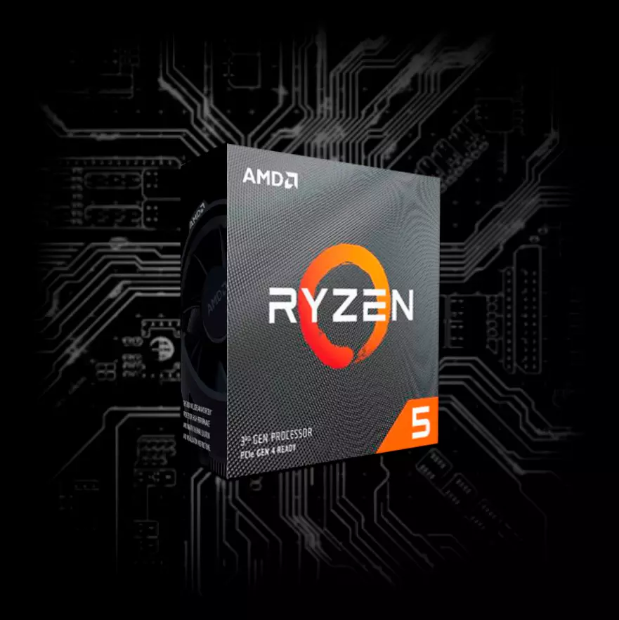 Computador PC Gamer Nível 25 / AMD Ryzen 5 3600 / Placa de Vídeo
